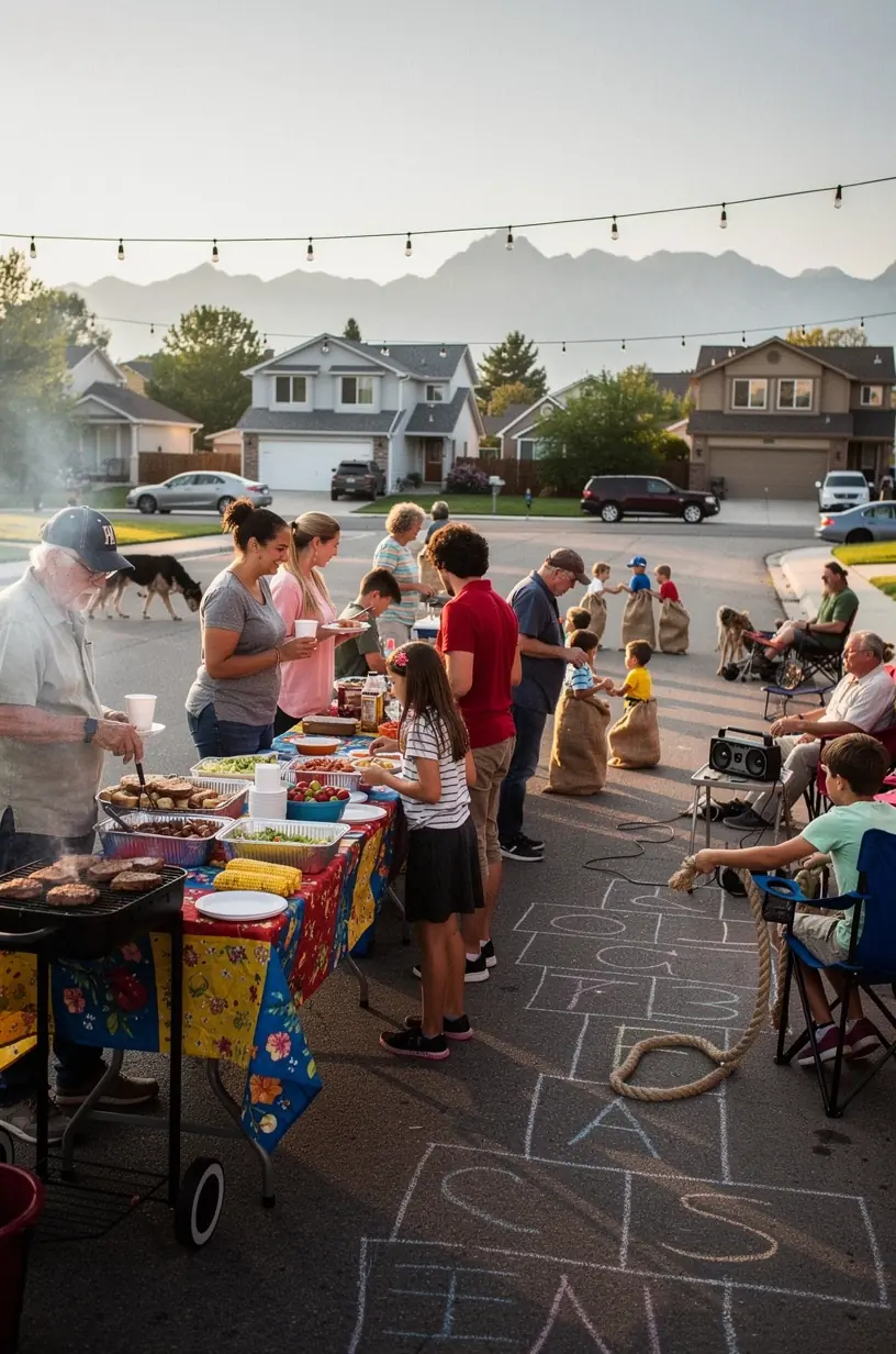 Community members exploring local historical landmarks together