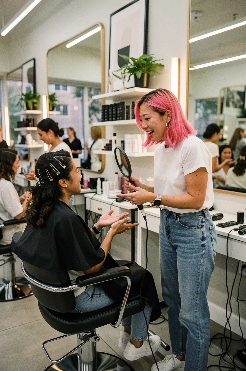 Professional team collaboration